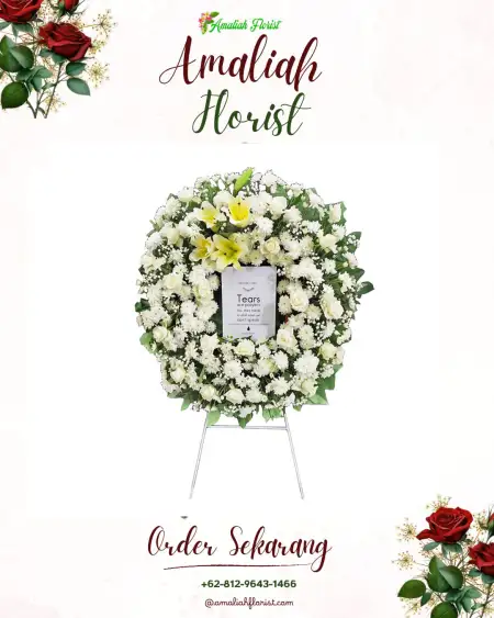 Krans Bunga Duka Cangak